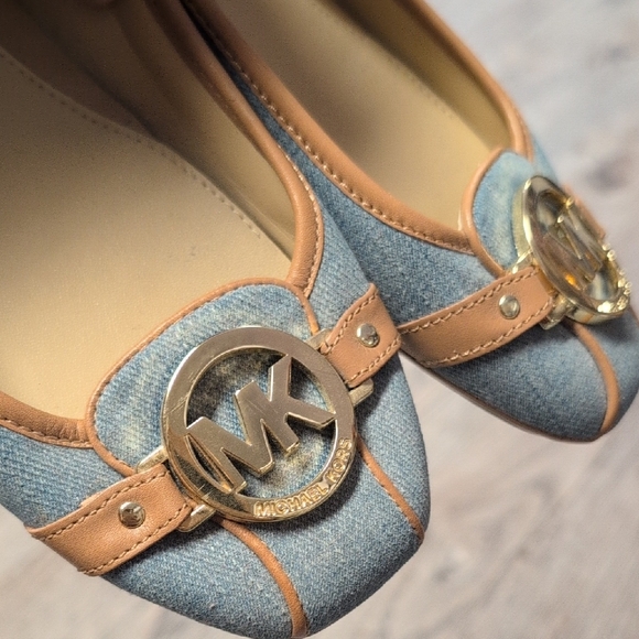 Michael Kors Denim and Tan Loafers - Picture 4 of 4